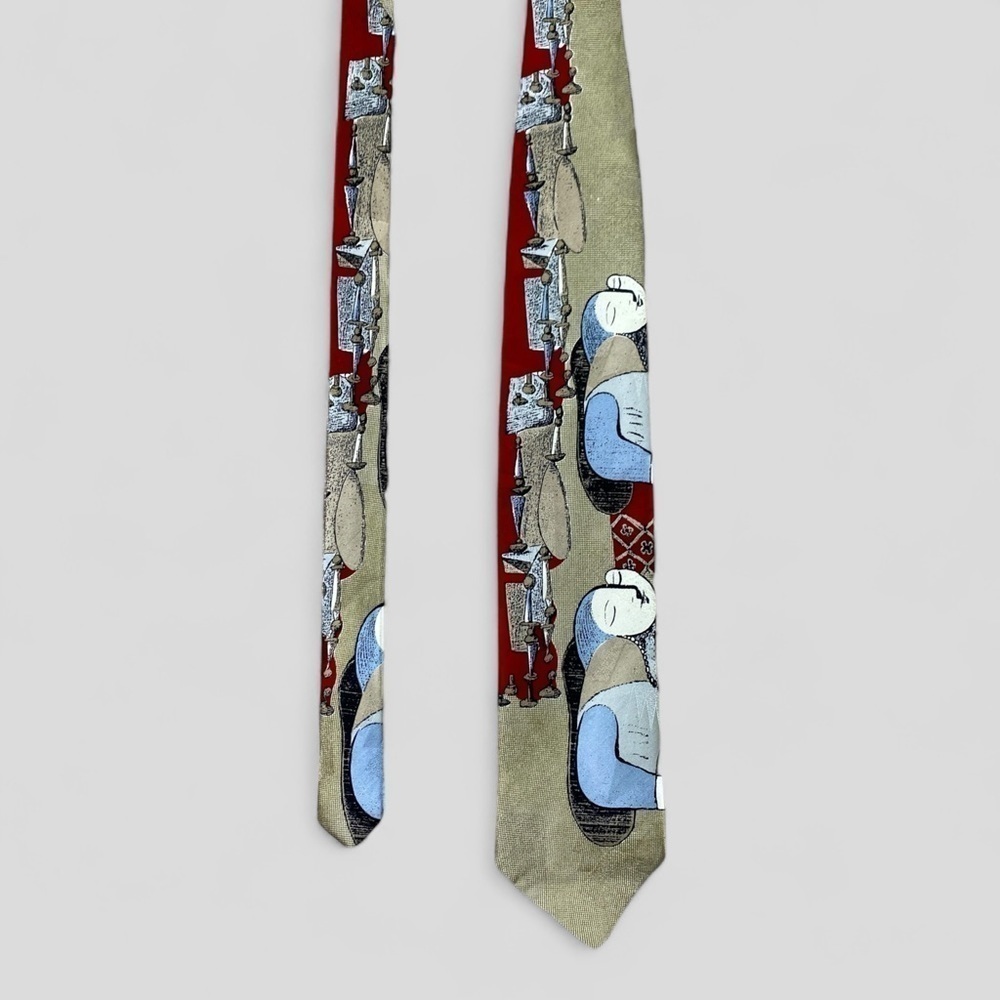 Mens Abstract Designed Tie - Picture 1 of 3
